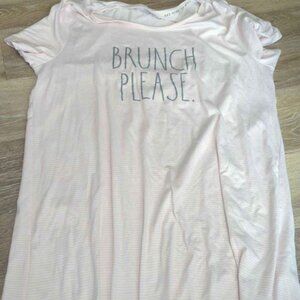 Rae Dunn Brunch Please nightgown xl